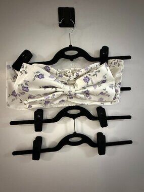 For Love & Lemons Floral Bow Crop